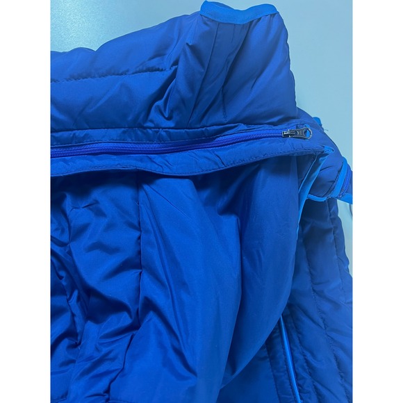 Hatley Blue Puffer Vest S/P Womens Hooded Full Zip Quilted Sleeveless Jacket - Picture 7 of 9